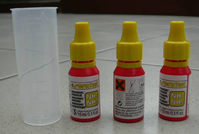 Druppeltestset ammonia.htm; Lysichiton americanus