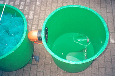 Vortex als voorfilter