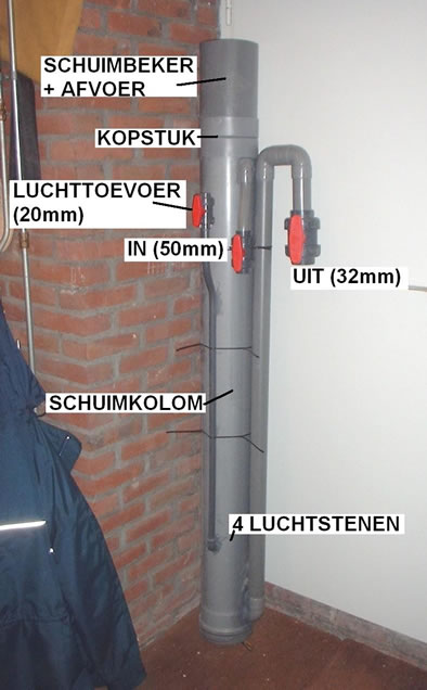 Zelfbouw eiwitafschuimer GÃ© Mark 1
